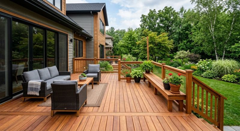 Cedar Deck Installation in Boston, MA