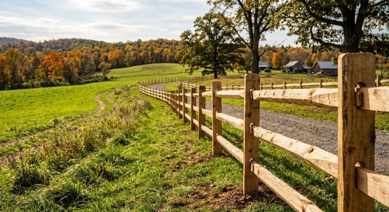 Rail Fence Replacement in Roseville, CA