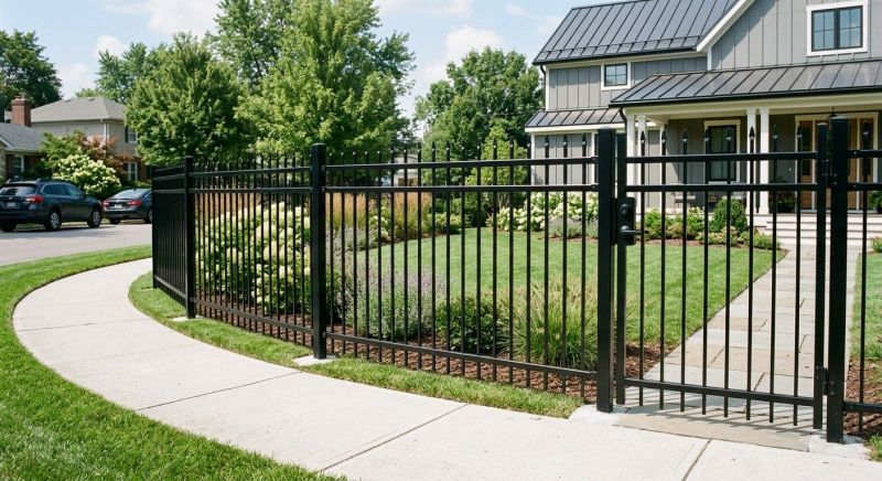 Steel Fence Replacement in Alpharetta, GA