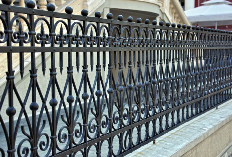 Finished Wrought Iron Fence